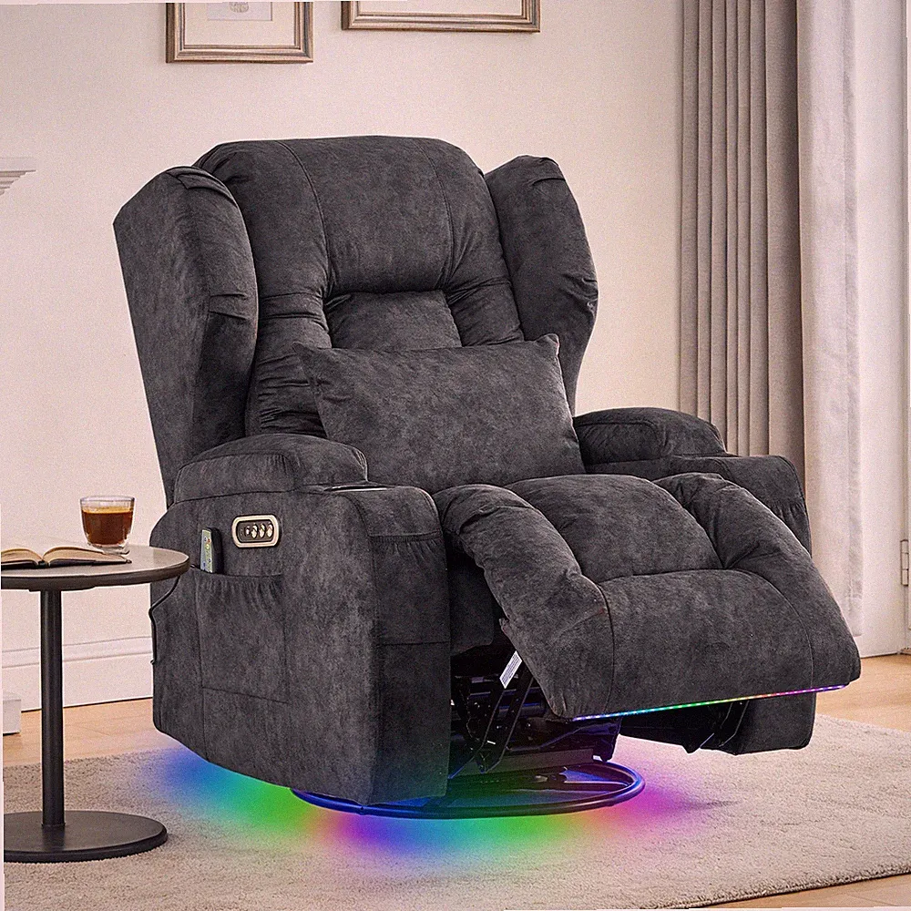Power Recliner Chair Swivel Rocker Accent Nursery Rocking Chairs for Living Room
