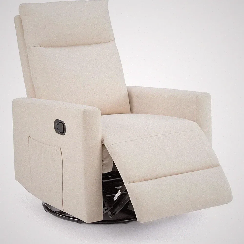 Swivel Rocker Recliner Chair Manual Glider Rocking Recliner Chair for Livingroom